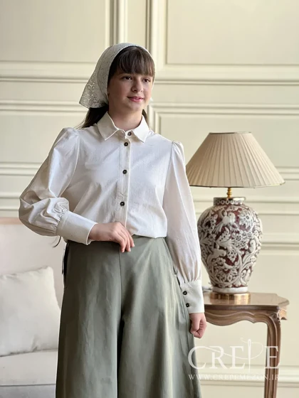 دامن شلواری کتان