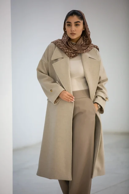 پالتو فوتر بلند آستین پاگون