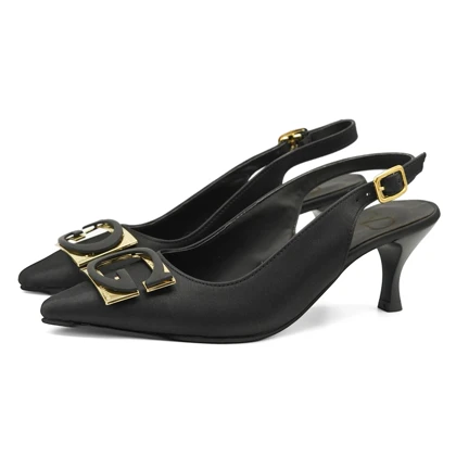 کفش مجلسی زنانه پاشنه‌دار 5 سانت مدل 400941 _ sandal valentino