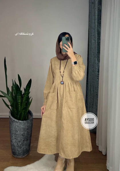 پیراهن مانتویی گیتا