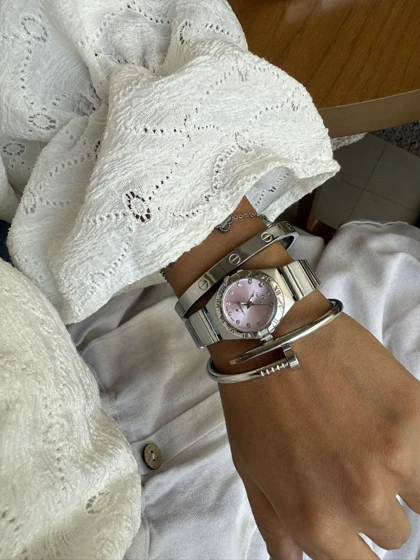 ساعت مچی زنانه امگا کانسیلیشن رنگ صفحه مشکی