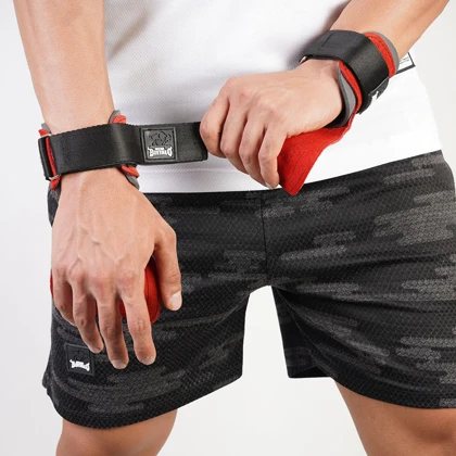 مچ بند چرمی بوفالو ترکیبی پد دست بند لیفت چرمی مشکی