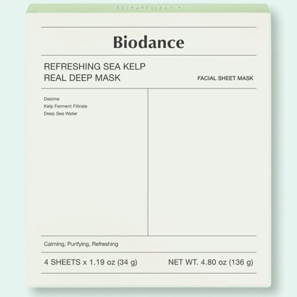 ماسک ورقه ای بایودنس Biodance مدل Sea Kelp با بافت هیدروژلی