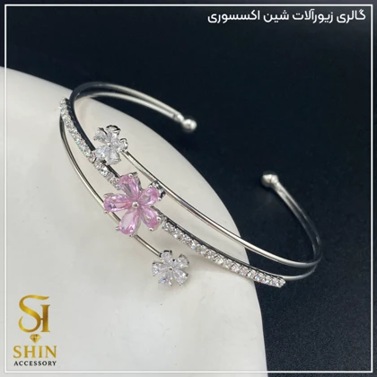 بنگل نگینی زنانه کد bnz02