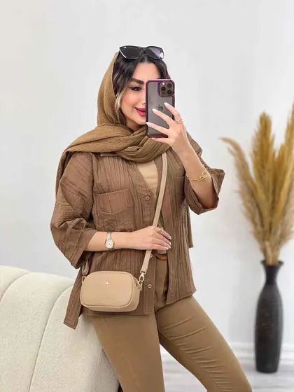 شومیز دو جیب دیما