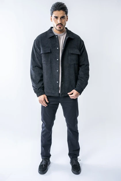 کت مخمل کبریتی مردانه