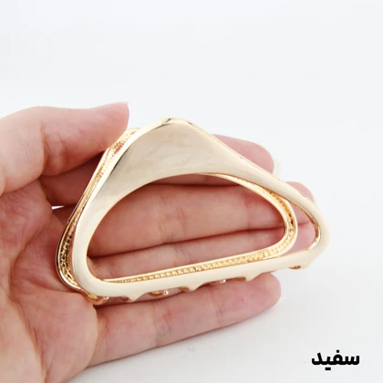 کلیپس دخترانه فلزی مدل مثلثی