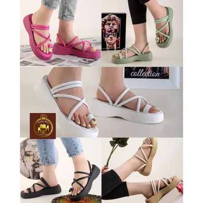 صندل لژدار لا انگشتی زنانه دو حالته F 29