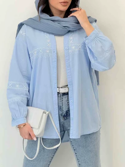 شومیز گلدوزی آدلیا
