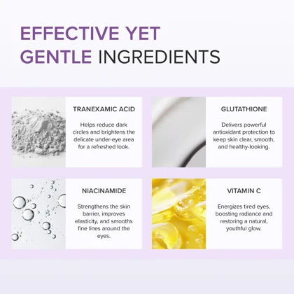 ست کرم دور چشم مری اند می مدل Glutathion