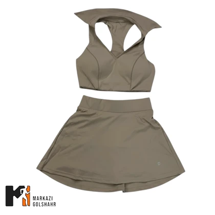 ست کراپ شورتک کاپ‌دار کدLQ-1047