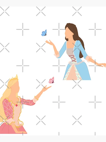 توت بگ طرح Anneliese and Erika from Princess and The Pauper (both with butterflies) کد 271525