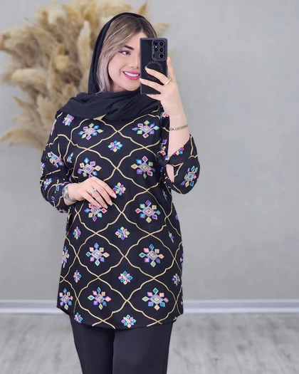 تونیک گلدوزی
