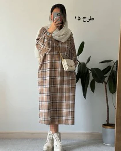 کفتان پشمی چهارخونه دیبا 1