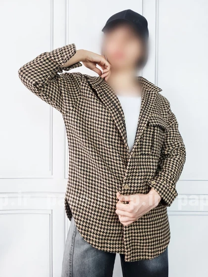 شکت پشمی پیچازی تک جیب