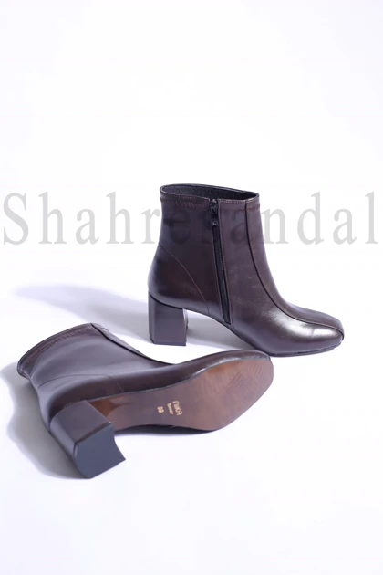 نیم بوت پاشنه‌دار زنانه کد 218