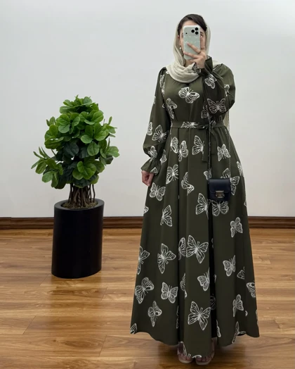 پیراهن زنانه سوپرکلوش مدل پروانه