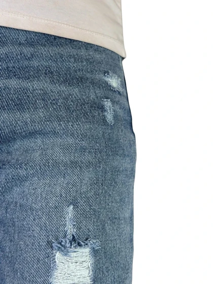 شلوار جین مردانه بوی فرند رنگ آبی روشن کد 00355