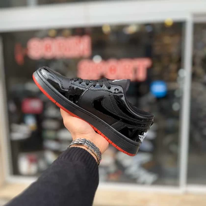 کتانی جردن وان مشکی قرمز سایز بزرگ کد 607800