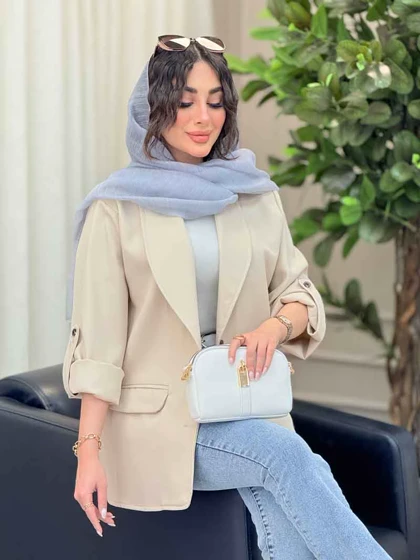 مانتو دو دکمه یسنا