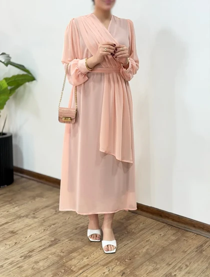 پیراهن بلند حریر حورا 8