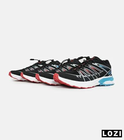 کفش کتانی بزرگ پا مشکی آبی قرمز سالومون Salomon X ULTRA
