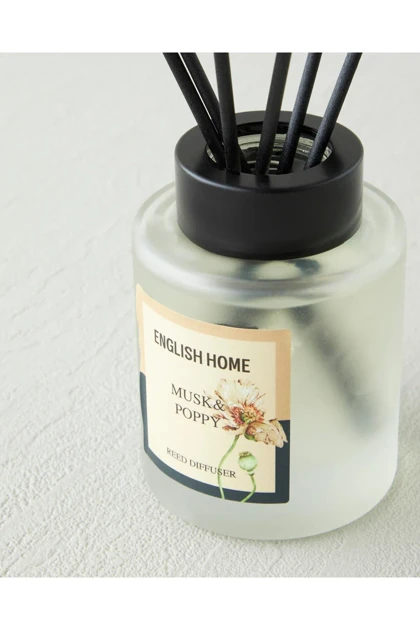خوشبوکننده اتاق چوبی English Home مدل Musk&Poppy، 100 میلی‌لیتر