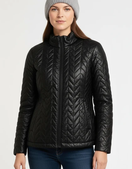 کاپشن زنانه سیلیکونی مدل زیبرا 7310