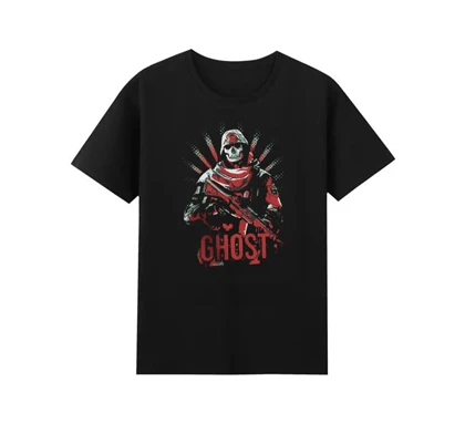 تیشرت Call Of Duty طرح گوست کالاف دیوتی کد 92141