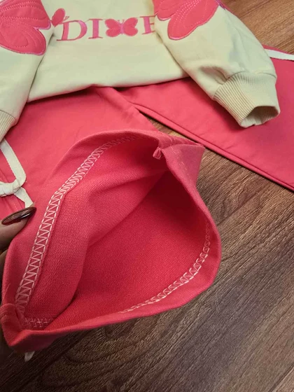 بلوز شلوار دخترانه طرح پروانه