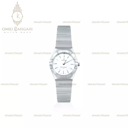 ساعت مچی امگا کانستلیشن سیلور صفحه سفید Omega Constellation