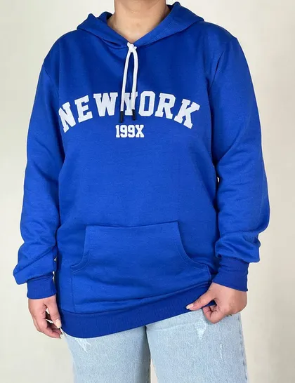 هودی رنگی نوشته دار NEW YORK آوین کد : 90025B