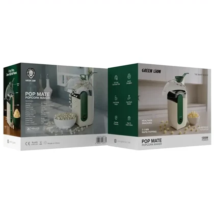 پاپ کورن ساز بدون روغن گرین لاین Green Lion مدل GL-PM12