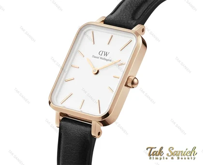 ساعت مچی Daniel Wellington مستطیلی بند چرم زنانه DW-3872-L