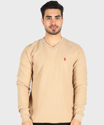 پلیور مردانه یقه هفت و آستین بلند 1847