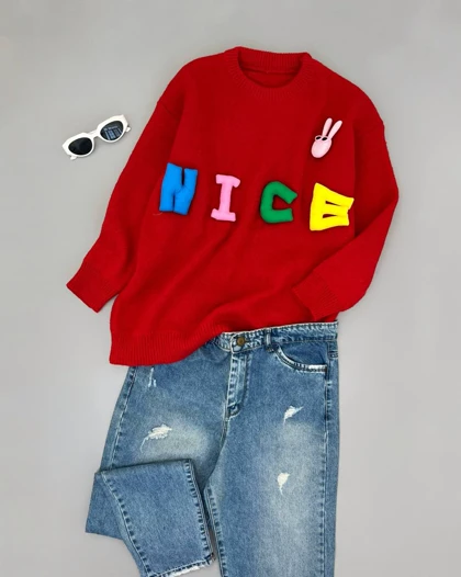 پلیور بافت NICE برجسته کد 4289