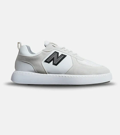 کفش کتانی کژوال سفید طوسی NEW BALANCE