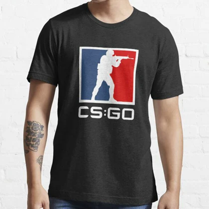 تیشرت طرح Counter Strike: Global Offensive logo کانتر استریک کد 10540