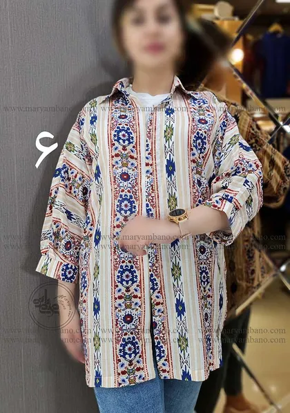 مانتو کتی گل‌دار