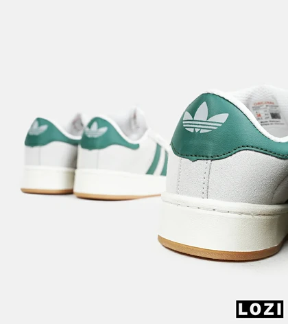 کفش کتانی مردانه و زنانه طوسی سبز ADIDAS Campus