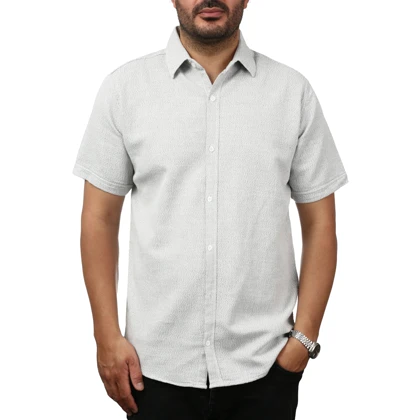 پیراهن آستین کوتاه بیسکوییتی سیزر مدل 15111799