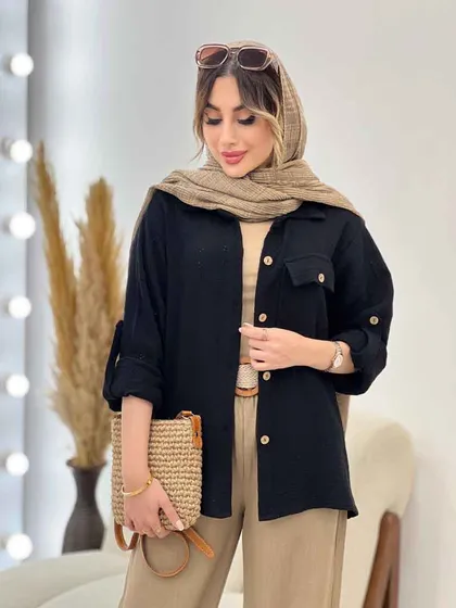 شومیز تک جیب سیما