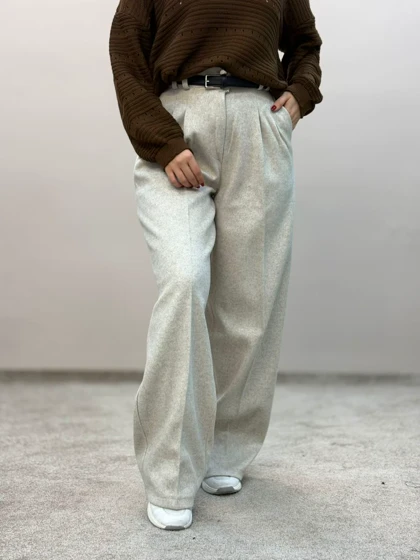 شلوار بگ فوتر پلین