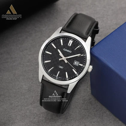 ساعت مردانه کاسیو بند چرمی Casio MTP-VD03L-1A