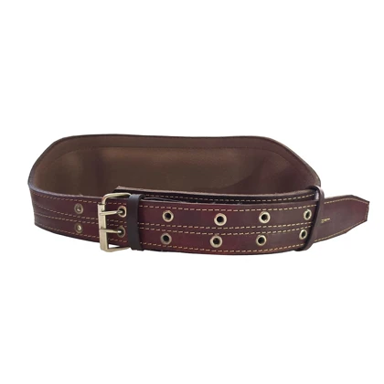کمربند چرم طبیعی بالشتک دار متوسط 13 سانتی