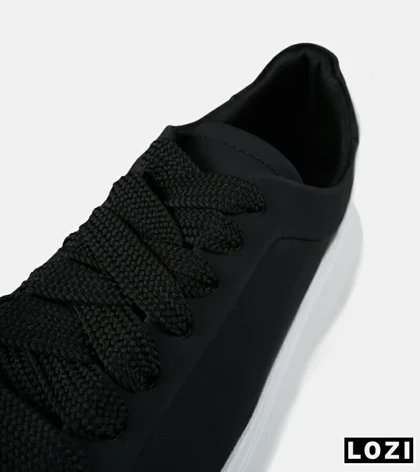 کفش کتانی کژوال مردانه مشکی PULL&BEAR مدل 7630