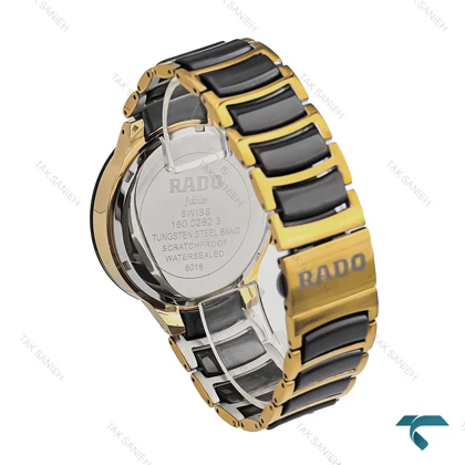 ساعت مردانه رادو CENTRIX طلایی مشکی کرنوگراف Rado-6937-G