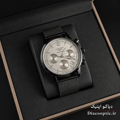 ساعت مچی مردانه برند Longines سه موتور مدل DO1157 حصیری