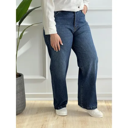 شلوار جین نیم بگ 91443