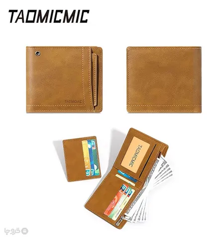 کیف پول مردانه تاشو Taomicmic تائومیک میک طرح کلاسیک 3